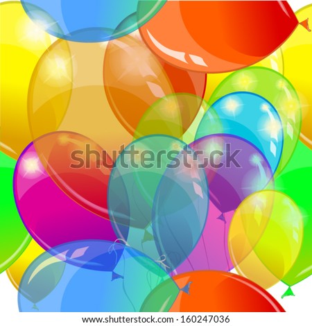 seamless background Balloons