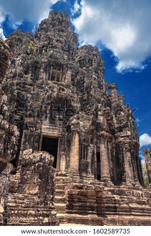 This is the Landscape of Angkor Thom in Siem Reap, Cambodia.
