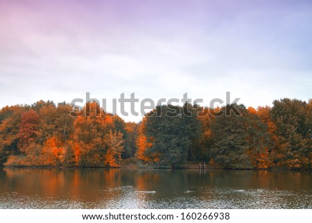 late autumn river