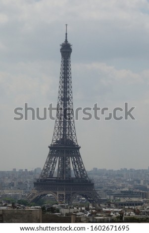 Tour Eiffel shot at Arc de Triomphe in Paris, France on May 27th.
