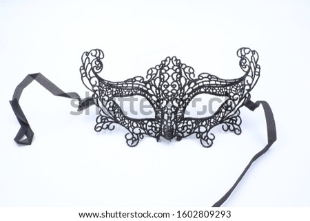 venetian masquerade isolated mask luxury for party
