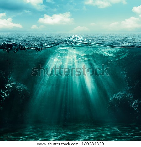 Abyss. Abstract environmental backgrounds for your design Royalty-Free Stock Photo #160284320