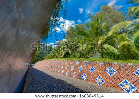 Picture of the Khao Lak tsunami memorial in Thailand during daytime