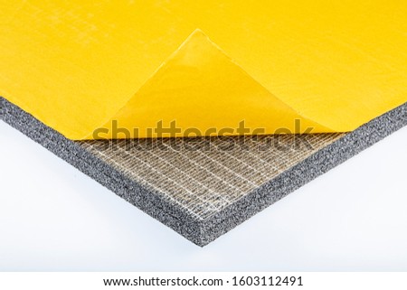 Closed cell acoustic sponge. Fireproof Adhesive Auto Sound Insulation Sponge. Acoustic sponge - Acoustic foam.