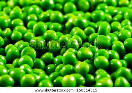 Green Peas background.