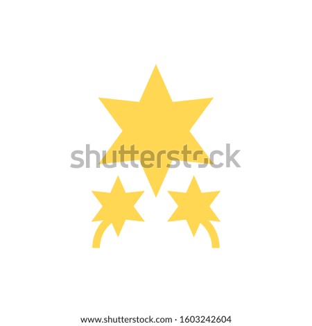 Stars shapes design, Night bedtime sky space nature science celestial galaxy and astrology theme Vector illustration