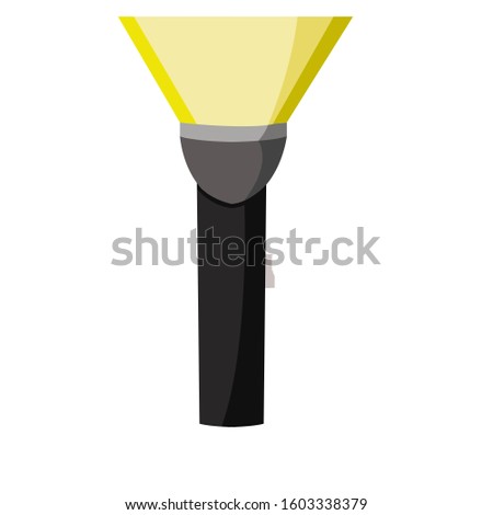 police torch vector and clip art