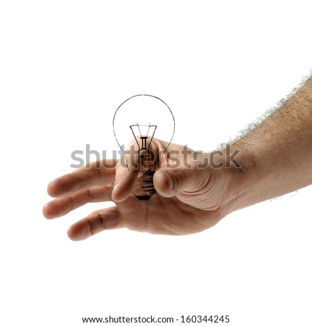 two fingers and bulb 