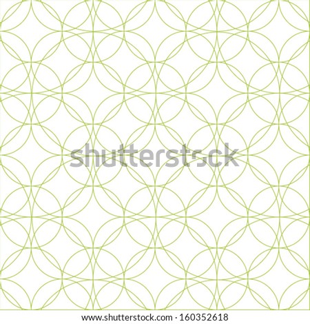 Vector abstract white background with green circles