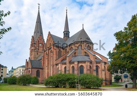 St. Peter's Church (Sankt Petri kyrka). Oldest church in Malmö, 14th century Brick Gothic style, Sweden