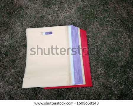 Environment friendly colorful bags for shopping 