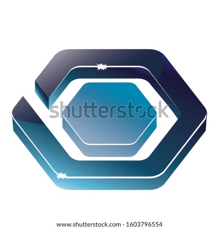 3D Abstract Logo Template, 3D vector Icon