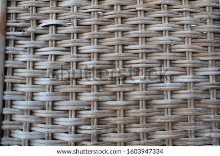 Picture showing a hand-woven wall , Sharm El-Sheikh, Egypt.