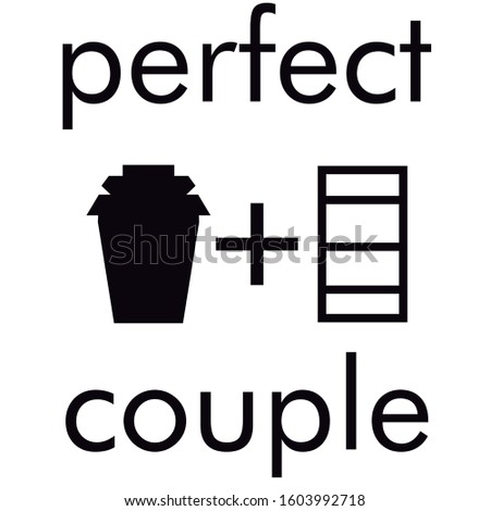 Perfec Couple Coffee And Chocolate Black And White T-shirt Print
