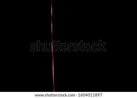 Colorful blur abstract line against black background, vivid color illustration