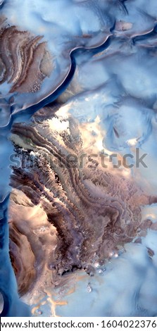 implosion, vertical abstract photography of the deserts of Africa from the air, aerial view of desert landscapes, Genre: Abstract Naturalism, from the abstract to the figurative, 