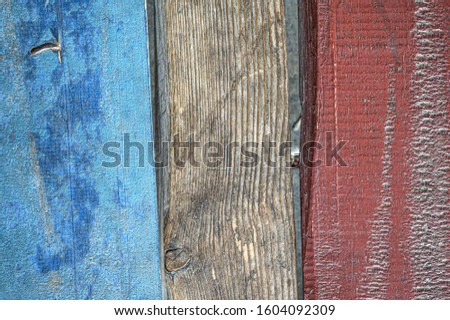 Close up plank wood table floor with natural pattern texture. Empty  wooden board  background.