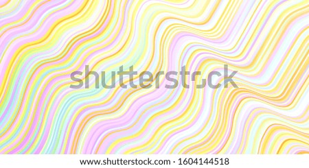 Light Multicolor vector pattern with curved lines. Colorful illustration in abstract style with bent lines. Pattern for commercials, ads.