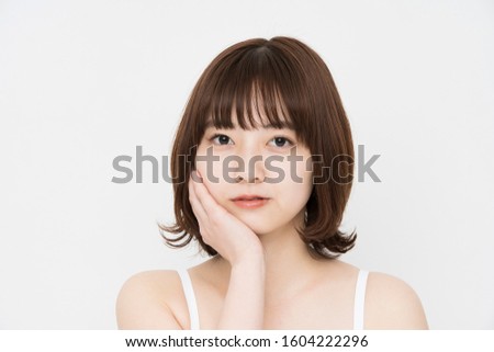japanese young woman beauty image 