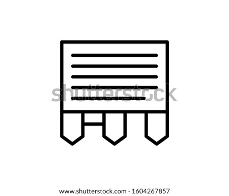 Direct line icon. Vector symbol in trendy flat style on white background. Business sing for design.