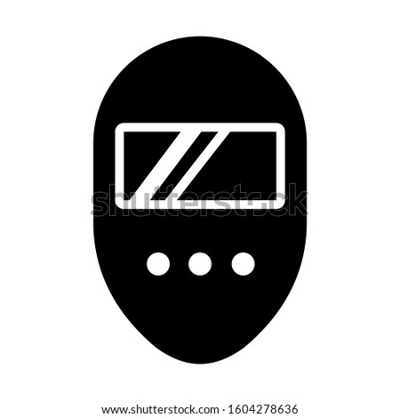 Welding Mask icon isolated sign symbol vector illustration - high quality black style vector icons
