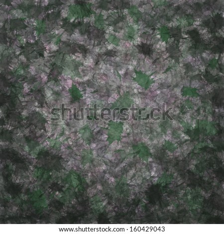 Gray green background spots and splashes watercolor