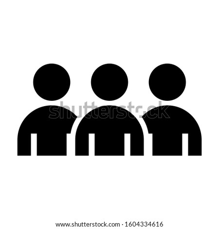 team icon isolated sign symbol vector illustration - Collection of high quality black style vector icons
