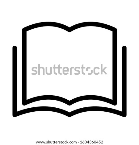 open book icon isolated sign symbol vector illustration - Collection of high quality black style vector icons
