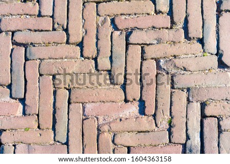 Light yellow abstract background of natural bricks.