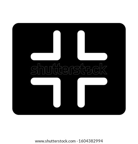 minimize screen icon isolated sign symbol vector illustration - Collection of high quality black style vector icons
