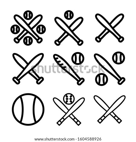 baseball icon isolated sign symbol vector illustration - Collection of high quality black style vector icons
