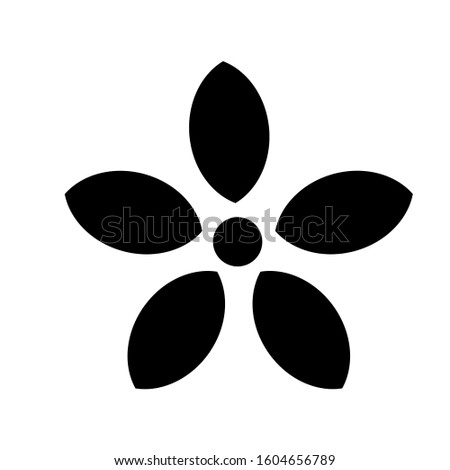 Flower icons in a trendy flat style isolated on a white background. Spring symbol for your website design, logo, application, UI. Vector illustration eps 10