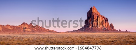Shiprock New Mexico Southwestern Landscapes Royalty-Free Stock Photo #1604847796