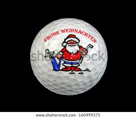 Golf ball Christmas
