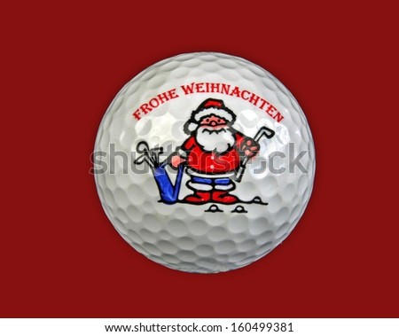 Golf ball Christmas