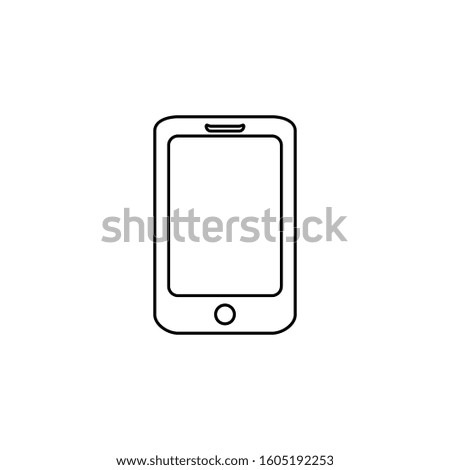 Mobile phone icon. Mobile device symbol. Logo design element