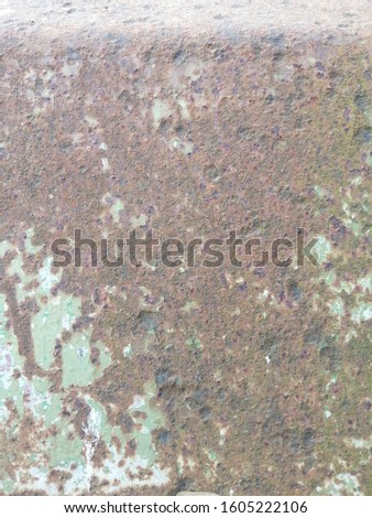 Rusty effected to grunge metal texture of old wall steel