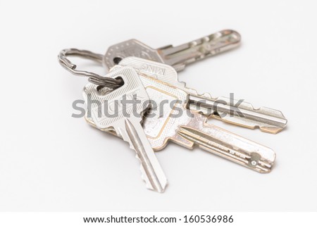 Key Chain and key with lock word
