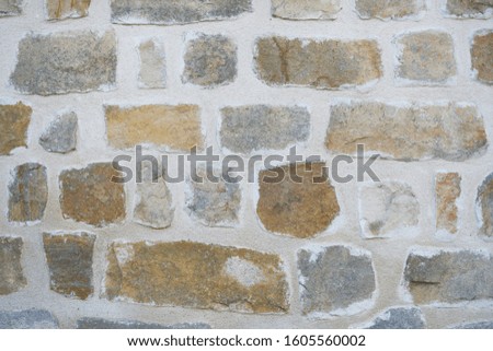 gray white stone wall exterior