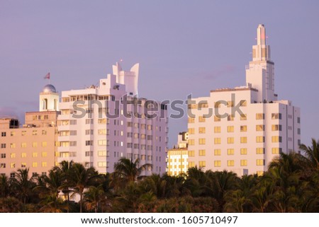 Miami Beach architecture. Miami Beach, Florida, USA.