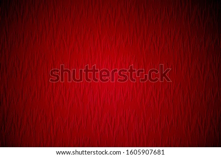 Electrocardiography like pattern intensive rusty red wallpaper. Background vintage image of the oldschool wall with darker vignette