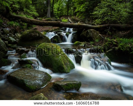 Ilsefalls in the harz mountains germany