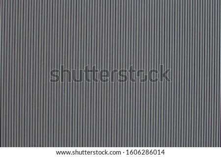 Abstract line stripe of TV screen close up. Analog CRT monitor display. Royalty-Free Stock Photo #1606286014