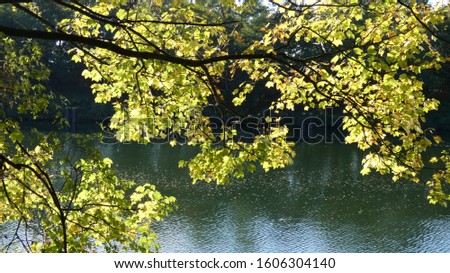 Beautiful autumn landscape in Germany