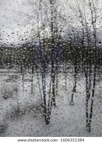 raindrops on the glass, rain in the new year, rain with snow, wet weather, rainy weather, depression, gray sky