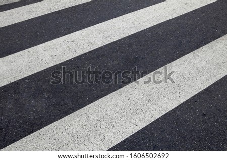signposted asphalt street with crosswalk
