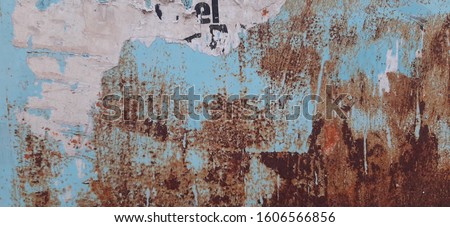 Rusty and corrosive metallic background, rusty metallic texture