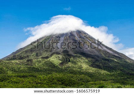 Arenal Volcano La Fortuna Costa Rica Central America Tropical Royalty-Free Stock Photo #1606575919