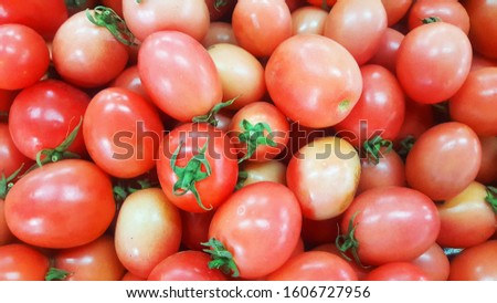 Organic Tomatoes background, Healthy food. Vegetable natural background 