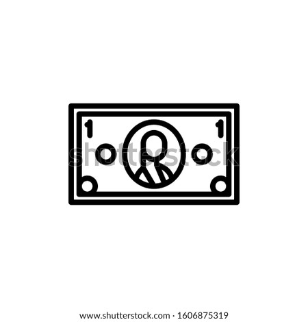 Banknote Icon Line Vector. Business And Finance Icons. 